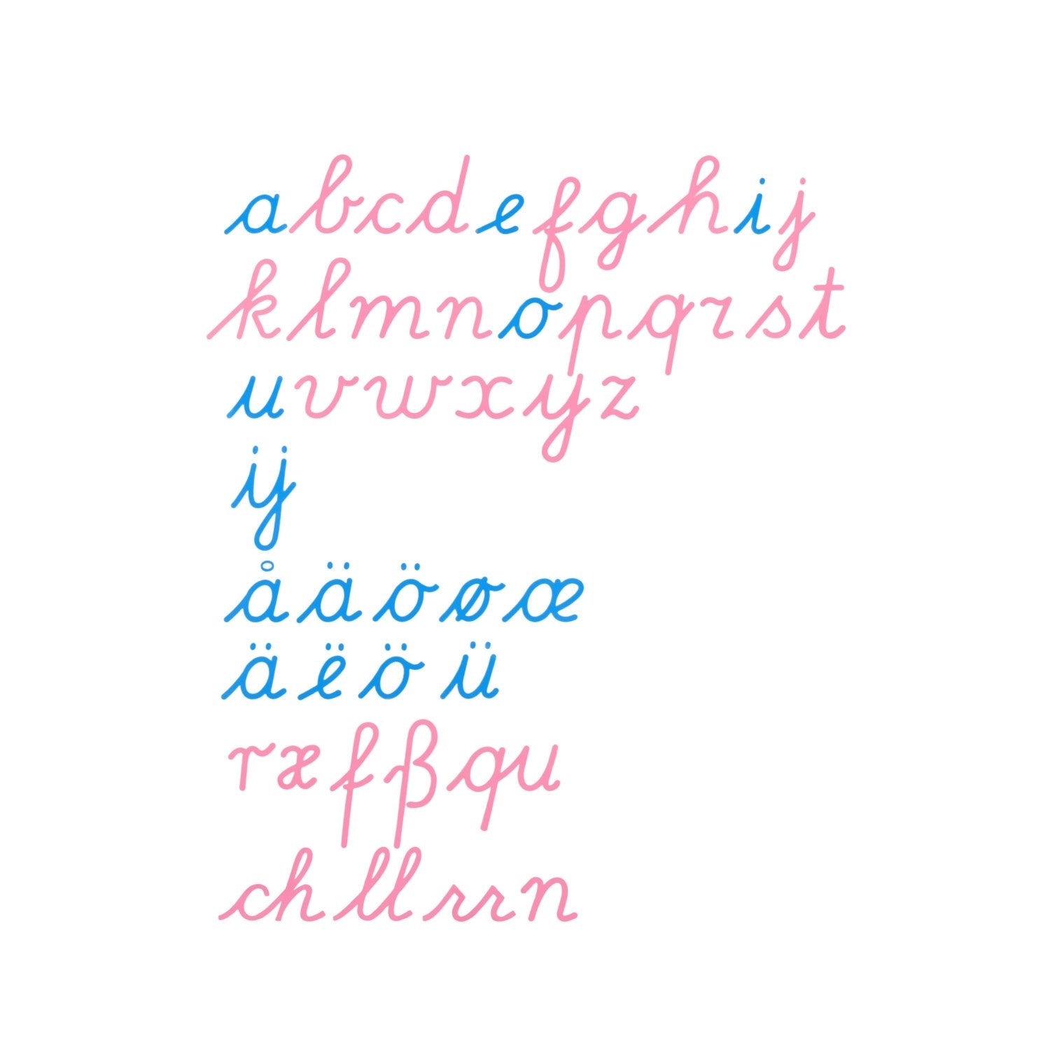 Immagine di Grand-alphabet-mobile-version-cursive-internationale