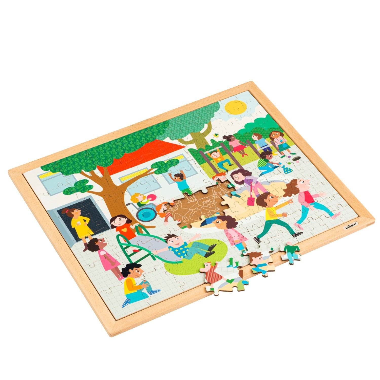 Puzzle cooperativo - Nel bosco